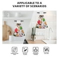 thumbnail image 4 of Easygdp Christmas Gingerbread Cookies Kitchen Hand Towels Hanging Tie Towels Fast Drying Dish Cloth with Loop for Bathroom Restroom Home Decor, 4 of 7
