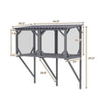 thumbnail image 7 of Jopath Cat Catio, Cat Window Perch for Large Indoor Cats Wooden Cat Window Hammock for Sunbathing Napping and Overlooking, 7 of 7