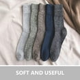 thumbnail image 4 of 5 pares de calcetines cálidos de invierno, calcetines altos hasta el tobillo, calcetines para botas, calcetines cálidos de invierno para hombres, 4 of 8