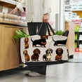 thumbnail image 6 of Dachshund Premium Oxford Cloth Reusable Foldable Shopping Bag – Large Capacity for Picnic Baskets, Toy Baskets, and Shopping Baskets, 6 of 7