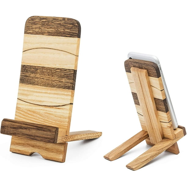 Buy Adjustable Phone Holder, Cell Phone Holder, Phone Stand, Easy Storage,  Handmade Hardwood Picture Stand, iPad iPhone Stand Online in India 