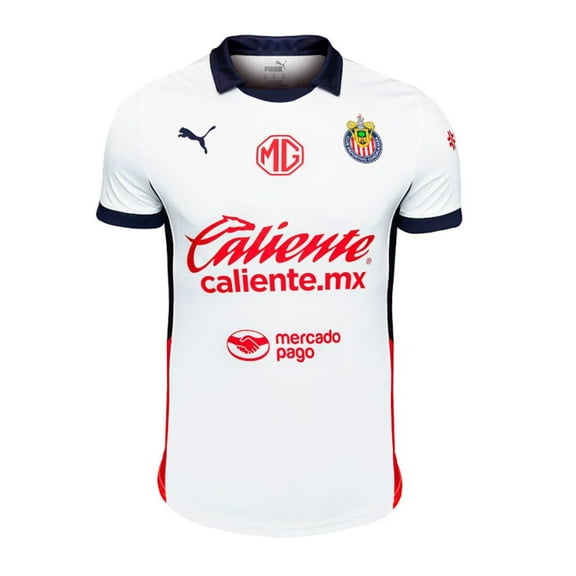 PUMA Mens Chg Away Promo Collared Short Sleeve Jersey Casual - White - Size L