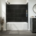 thumbnail image 3 of Palisade 25.6in x 14.8in Vinyl Wall Tile Shower Kit in Black Ice, 3 of 3