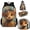 Cute Highland Cow, variant on Garronmavis Cute Highland Cow Kids Backpacks Sets 6-8 8-10 Middle School Bag for Girls Backpack with Lunch Bag Pencil Case Water Bottle Holder for School Supplies Crossbody Lunch Tote