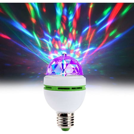 

LED RGB Crystal Rotating Stage Bulb Lamp - Northbear 3W E27 Bulb Light