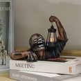 thumbnail image 4 of Fiudx Ofertas del día Regalo de Halloween, medio cadáver, caminante de terror, mencionado, luz de noche, artesanías de resina, adornos, 4 of 7