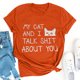 thumbnail image 4 of Tops de verano Regalos para hombre y mujer Camiseta de verano con estampado de letras Blusa de manga corta Pompotops hfajkhk134500, 4 of 7