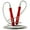 Red, variant on MOGOLD Speed Jump Ropes | Skipping rope with Ball Bearings Unbreakable Metal&Rubber Handles,Black