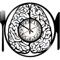 Amblelife Brain Vinyl Record Wall Clock Brain Wall Clock Home Decor Wall Art Wall Decor Original Gift