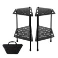 thumbnail image 3 of DYNWAVECA Table Multifonctionnelle Détachable Table de Camping, Table Compacte Assemblable Table d'Extérieur pour Pique-Nique Patio Randonnée Sac à Dos Cour Noir, 3 of 9