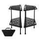 thumbnail image 3 of Mesa multifuncional desmontable, portátil, para exteriores, para picnic, barbacoa y patio. Negro, 3 of 9