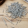 thumbnail image 5 of 200 clavos de doble cabeza para rodapiés, clavos para madera, clavos sin costuras para rodapiés, clavos decorativos con fundas., 5 of 5
