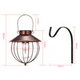 thumbnail image 3 of Riwcyla 2 Pcs Énergie Solaire Rétro Vintage P, Pendentif H, Suspension Murale Contrôle Sensible/ Résistance IP65/ Intégré, Cellule Rechargeable Haute Capacité 600mAh pour Cour Jardin Patio P, Chemin Sconc, 3 of 6