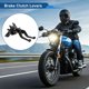 thumbnail image 2 of Palancas de freno y embrague cortas para Honda, Kawasaki, Suzuki y Yamaha, ajustables, palanca de freno de motocicleta de aleación de aluminio, negro sólido, 2 of 6