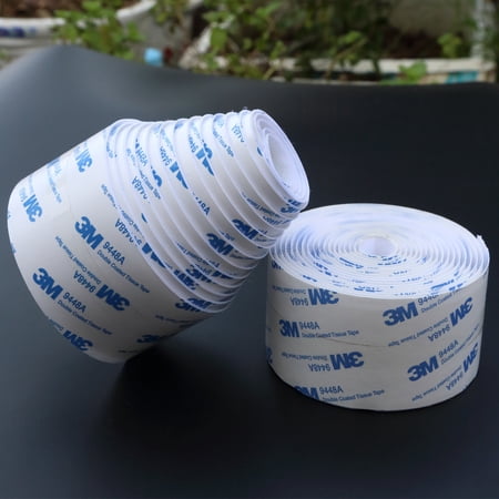 Long Run White Hook and Loop Tape - 2 Inch Wide Heavy Duty for Clean-Look Wall Mounting & Organizing
