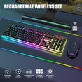 thumbnail image 2 of Combo de teclado y ratón inalámbricos para juegos RedThunder K10, 2 of 7