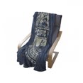 thumbnail image 4 of Modern Soft Flannel Fleece Throw Blanket, Pacific Waves Surf Camp and School Hawaii Logo Motif Effects Design, Cozy Plush for Indoor and Outdoor Use, 70" x 90", Khaki Slate Blue, by Ambesonne, 4 of 6