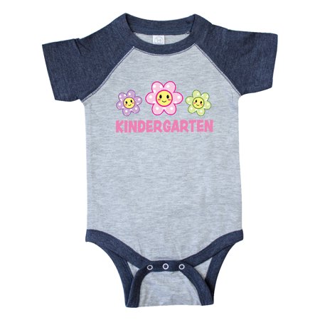 

Inktastic Kindergarten with Polka Dot Flowers Gift Baby Boy or Baby Girl Bodysuit