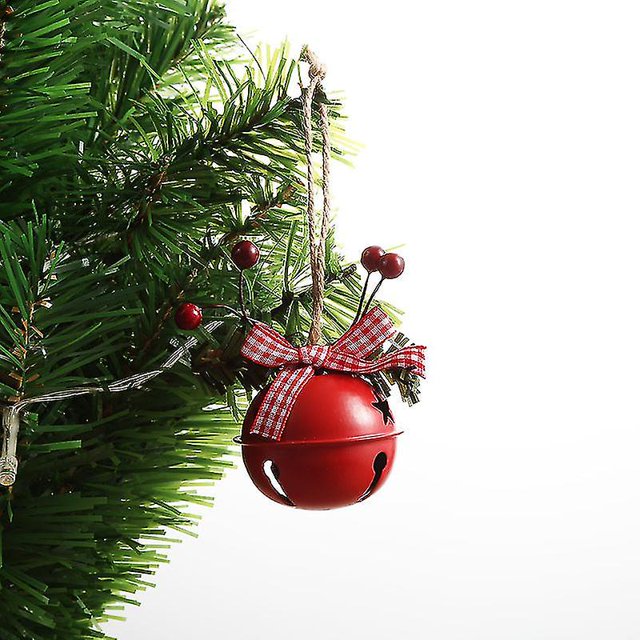 18 piezas de campanas navideñas, cascabeles para decoración navideña, colgantes de campanas navideñas