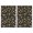 Mushroom and Fern, variant on 2 Pcs Mushroom and Fern Black Pattern Funny Kitchen Towels, Microfiber Dish Towels, Kitchen Tea Towels Set 18" X 26"