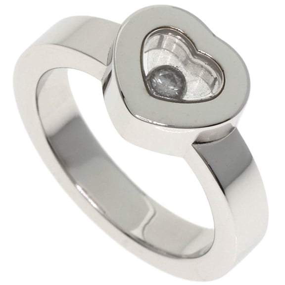Pre-Owned Chopard Happy Diamonds Ring, 18K White Gold, Women's