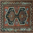 thumbnail image 1 of Ahgly Company Indoor Square Persian Light Blue Traditional Area Rugs, 5' Square, 1 of 4