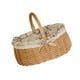 thumbnail image 1 of Canasta De Paja Tejida Almacenamiento De Mimbre De Mimbre De Comida De Fruta Sunnimix Picnic Basket Organizer, 1 of 8