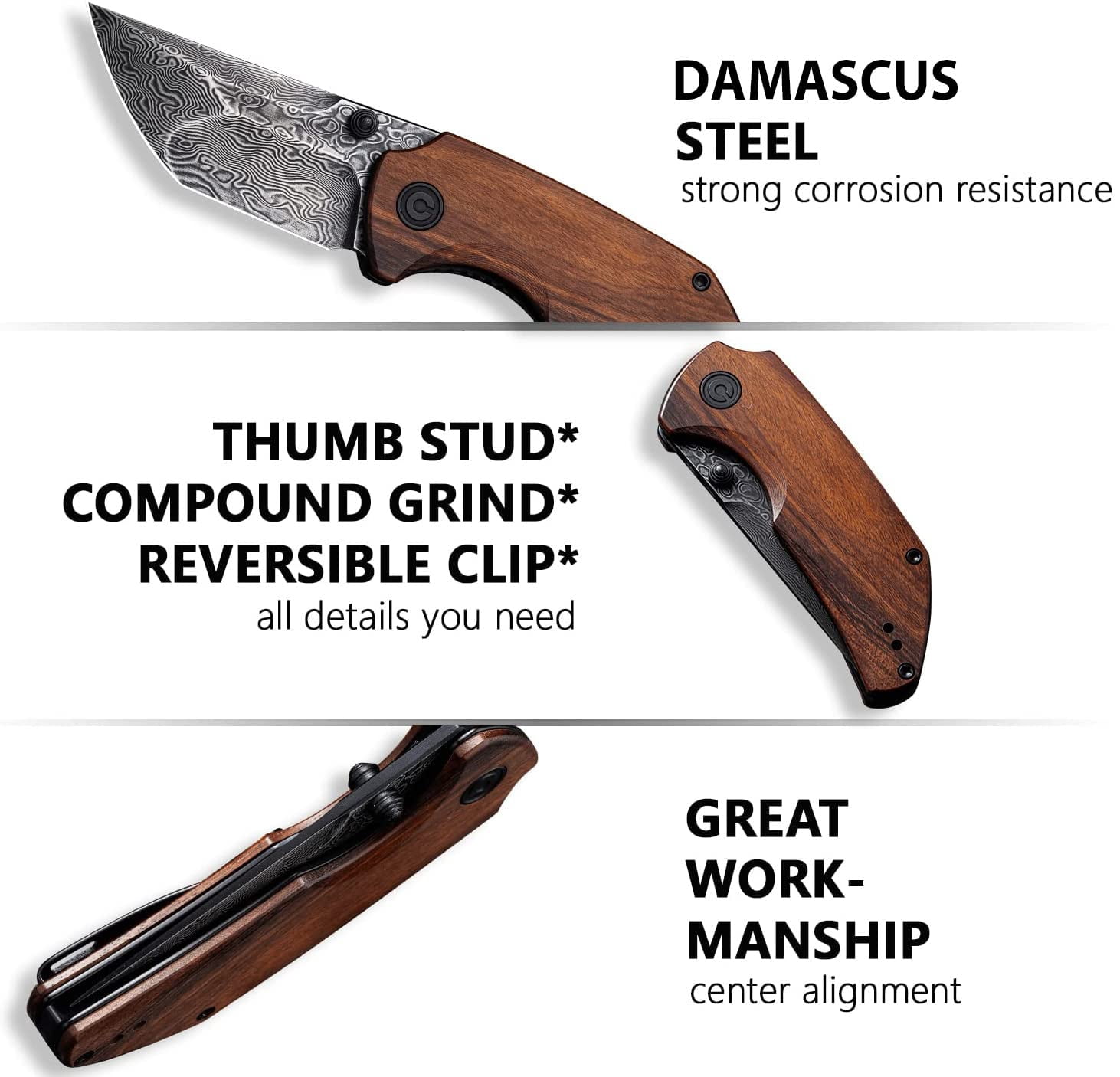 CIVIVI Thug 2 Pocket Knife Folding Knife for EDC C20028C-DS1