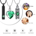 thumbnail image 3 of 3 Pcs Heart Birthstone Necklace Gifts for Women Men Cremation Jewelry for Ashes Urn Necklace Cremation Jewelry for Ashes Urn Necklace, 3 of 8