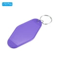 thumbnail image 3 of Unique Bargains Vintage Motel Keychain Blank Hotel Keychains Rhombus Retro Key Tag, Purple, 10 Pack, 3 of 7