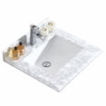 thumbnail image 2 of Laviva 313SQ1H-24-BW 0.71 x 22.05 x 24.02 in. Forever Single Hole Black Wood Marble Countertop with Rectangular Ceramic Sink, 2 of 3