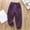 Purple, variant on Swuxness Girls Sweatpants, Fall Long Pants for Girls, Girls Print Drawstring Pants with Side Pockets and Cuffed Ankle for Toddler Gray, 3-4 Years