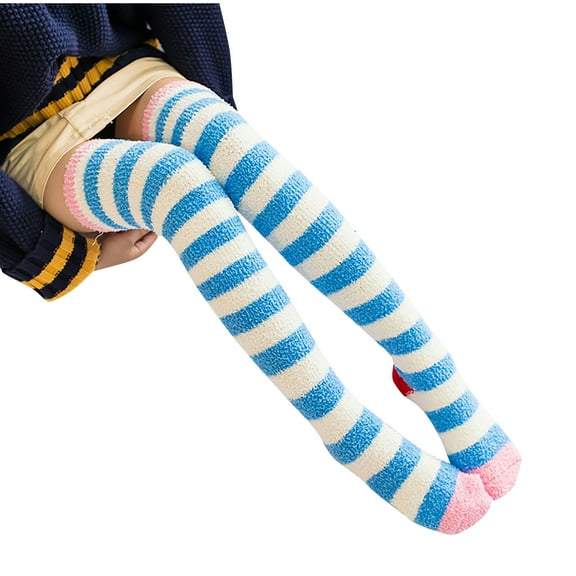 Aoochasliy Christmas Socks Winter Women Warm Print Socks Knitting Anklets Leggings Socks