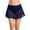 Blue, variant on BeautyIn Women's Solid Swim Skirt Build-in Brief Bikini Bottoms