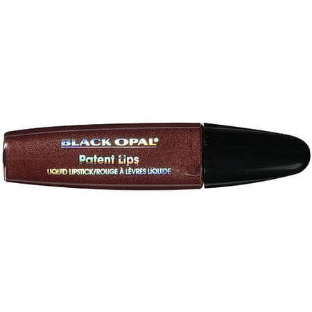 Black Opal Patent Lips Liquid Lipstick, Uptown Brown, 0.50 Fl. Oz.