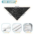 thumbnail image 6 of Dog Bandana 1 Pack,Math Equations Lab Tools Black Pattern Bandanas for Dogs,Cat Bandana,Small/ Large Dog Bandana 2 Size,Dog Bandanas, 6 of 6