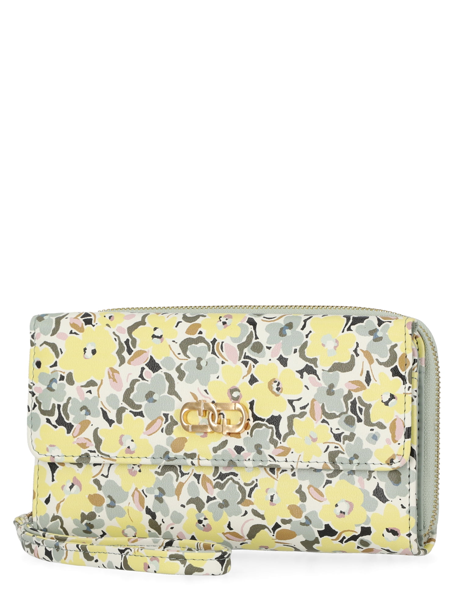 Time and Tru Women's Ainsley Bulk Clutch, Floral Print