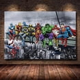 thumbnail image 2 of Disney Art Marvel Avengers Superhero Painting Diamond Painting Funny Movie Diamond Embroidery Wall Art Kids Room Home Decor35x45cm round Gao Jinjia LED, 2 of 2