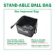 thumbnail image 3 of Bolsa para pelotas de tenis OLE ANDIGO 160 pelotas con ruedas, ligera, 3 of 5