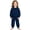 45# Navy, variant on Toddler Boys Girls Sweatsuit 2 Piece Outfits Long Sleeve Crew Neck Sweatshirt and Sweatpants Fall Athletic Set for Girls,Pink,130