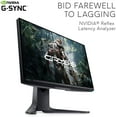 thumbnail image 3 of Open Box DELL Alienware Gaming Monitor 24.5 FHD NVIDIA G SYNC Certified AW2521H, 3 of 5