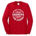 thumbnail image 2 of Wild Bobby, Grandpa Man Myth Legend Funny Dad Uncle Papa Dad Gift, Father's Day, Men Long Sleeve Shirt, Red, Large, 2 of 4