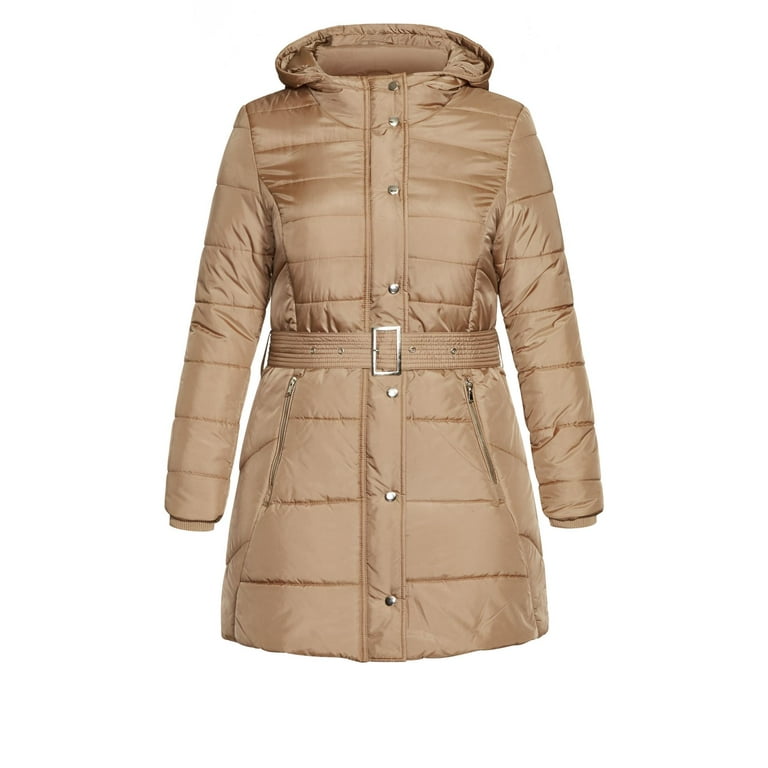 City chic puffer jacket top