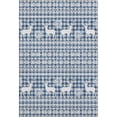 thumbnail image 2 of Addison Rugs Mayfield Premium Machine Washable Transitional Holiday Navy Rectangle Rug, 5' x 7'6", 2 of 7
