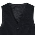 thumbnail image 5 of hengsof Boy's 3 Button Formal Suit Vest, 5 of 6