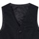 thumbnail image 5 of Camiseta sin mangas con cuello en V para niñas, de poliéster, de color liso, para vestir formalmente., 5 of 5