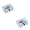 thumbnail image 3 of Moyic Alfileres de confección, agujas de coser de posicionamiento de retazos, herramientas de costura decorativas para el hogar, Color 4 agujeros 50PCS 2piezas, 3 of 6