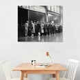thumbnail image 2 of Nawypu Unemployed Men Queued Outside A Great Depression Soup Kitchen Opened in Chicago Poster Decorative Painting Canvas Wall Art Living Room Posters Bedroom Painting, 2 of 4