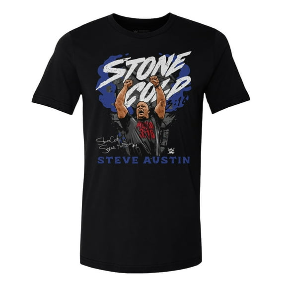 Men's 500 Level Black "Stone Cold" Steve Austin Pose T-Shirt