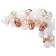 thumbnail image 1 of Kit con forma de arco de globos para cumpleaños, bodas, 68 unidades, lámina de látex de oro rosa, 1 of 2